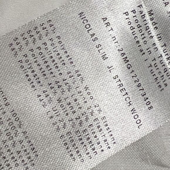 J. Lindeberg Pants Mens 32x32 Slim Fit Performance Golf Sport Stretch Wool - Picture 10 of 12